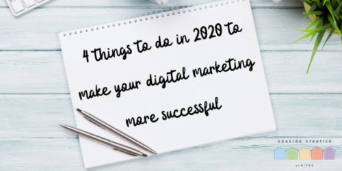 4 Things To Do In 2020 To Make Your Digital Marketing More Successful. Seaside Creative marketing agency Lancing logo