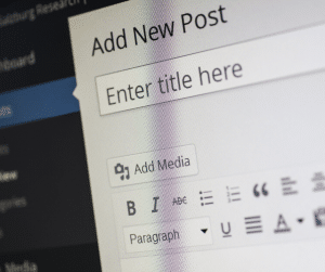 3 Things To Consider Optimising On Your Website 3 A photo of creating a post on WordPress