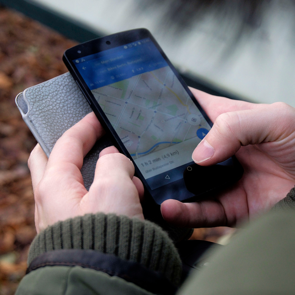 Google maps on phone